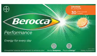 Pharmacy4Less Berocca performance orange 30 effervescent tablets offer