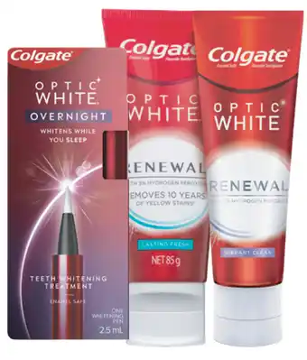 Pharmacy4Less Colgate optic white range offer