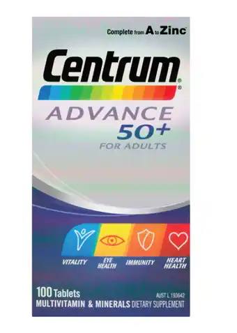 Pharmacy4Less Centrum advance 50+ 100 tablets offer