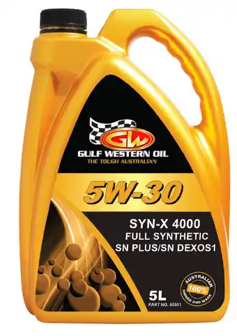SuperCheap Auto Gulf western 5l full synthetic syn-x engine oils - plus 5w-30 offer