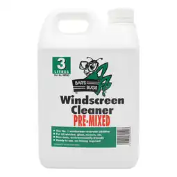 SuperCheap Auto Bar's bugs pre-mix windscreen cleaner 3 litre offer