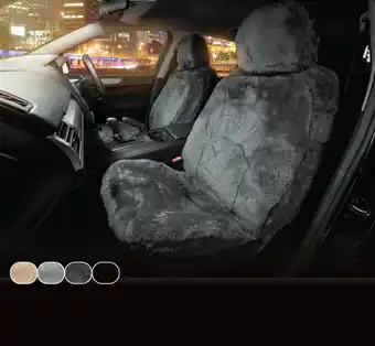 SuperCheap Auto Cloud sheepskin front seat covers - platinum offer
