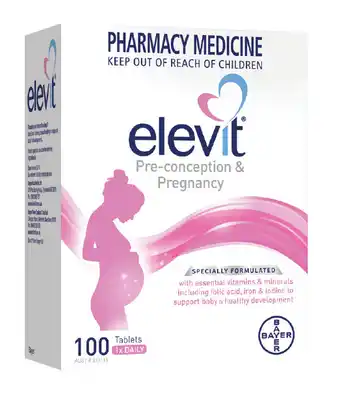 Elevit pre-conception & pregnancy multivitamin 100 tablets