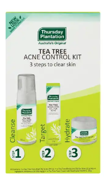 Ramsay Pharmacy Thursday plantation tea tree acne control kit offer