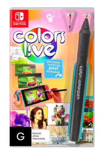 BIG W Colours live- nintendo switch offer