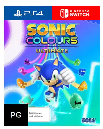 BIG W Sonic colours ultimate - ps4 nintendo switch offer
