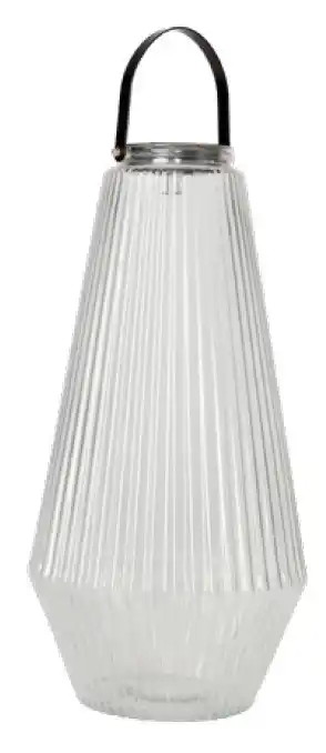 BIG W Mirabella dawn glass solar lantern 42cm offer