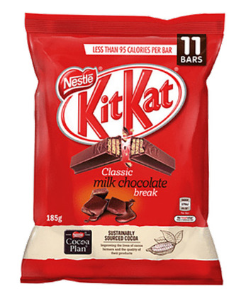 BIG W Nestle kit kat 11 piece share pack 185g offer