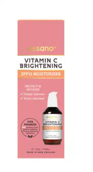 BIG W Essano vitamin c brightening spf15 moisturiser offer