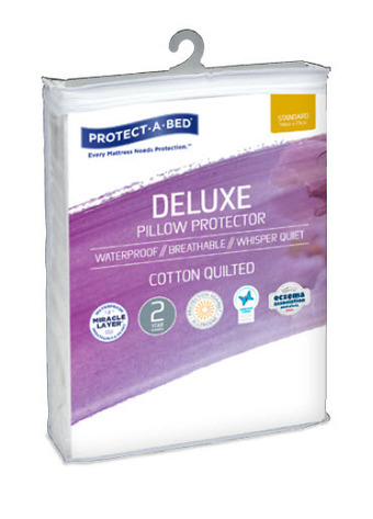 BIG W Protect-a-bed cotton quilted waterproof pillow protector offer