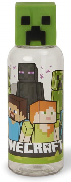 Minecraft 3d topper drink bottle 560ml