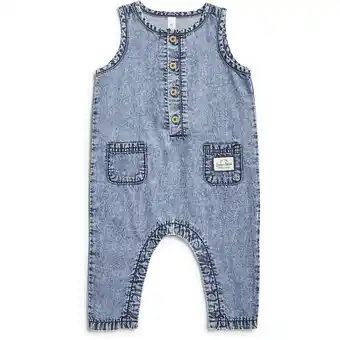 BIG W Dymples lightweight acid wash denim onesie sizes 000-1 offer