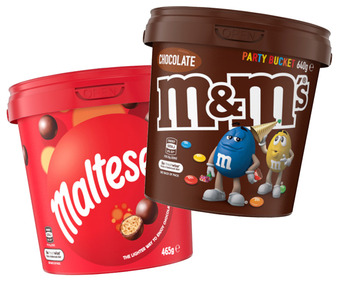 BIG W Mars assorted buckets 450g-640g offer