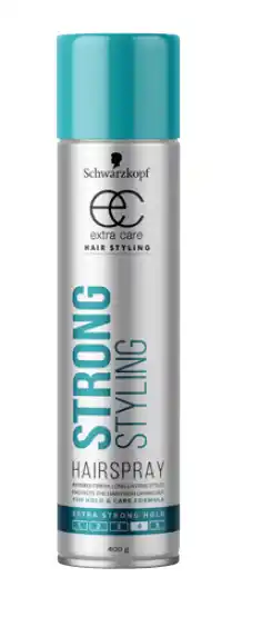 BIG W Schwarzkopf extra care strong styling hair spray 400g offer