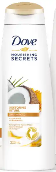 BIG W Dove nourishing secrets restoring ritual shampoo 320ml offer