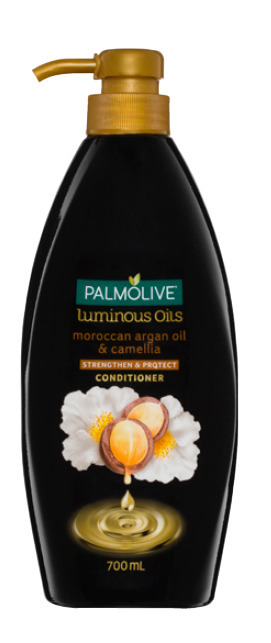 BIG W Palmolive luminous oils hair conditioner moroccan argan oil & camellia strengthen & protect 700ml offer