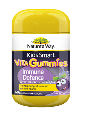 BIG W Nature's way kids smart cold & flu, immunity vita gummies 60 pastilles offer