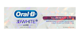 BIG W Oral-b 3d white luxe glamorous white toothpaste 95g offer