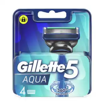BIG W Gillette aqua razor blades 4 cartridges refills offer