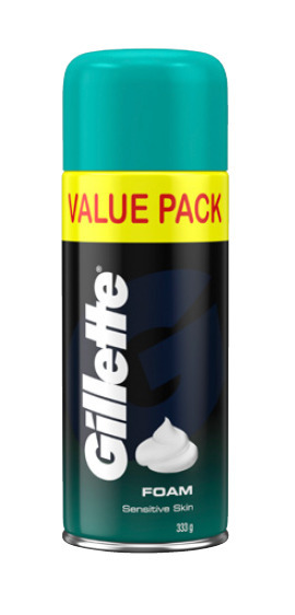 BIG W Gillette shave foam sensitive skin value pack 333g offer