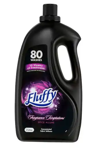 BIG W Fluffy fabric softener 1.9/2-litre offer