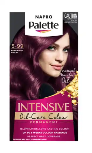 BIG W Napro palette intensive creme colour - 5-99 rosewood violet - violet offer