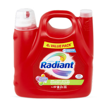 BIG W Radiant laundry liquid 4-litre offer