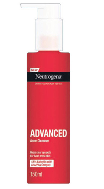 Chemist Warehouse Neutrogena advanced acne cleanser 150ml offer