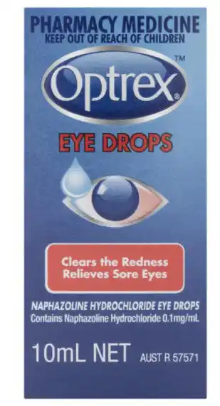 Optrex eye drops for red or sore eyes 10ml