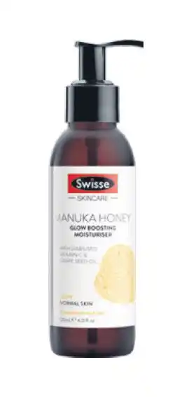 Chemist Warehouse Swisse skincare manuka honey glow boosting moisturiser 120ml offer