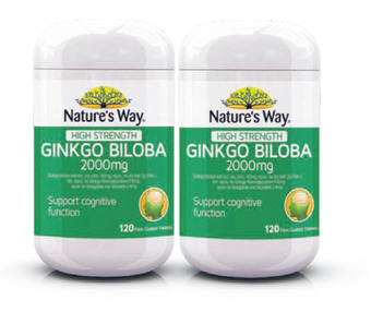 Chemist Warehouse Nature’s way high strength ginkgo biloba 2000mg 120 tablets offer