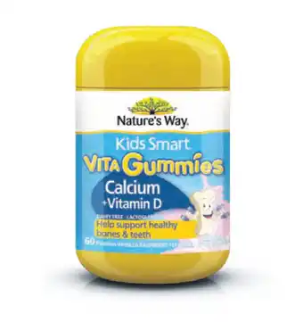 Chemist Warehouse Nature's way kids smart vita gummies calcium + vitamin d 60 gummies offer