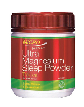 Chemist Warehouse Microgenics ultra magnesium sleep powder tropical flavour 250g offer