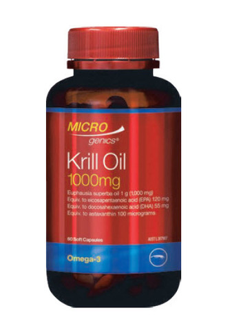 Chemist Warehouse Microgenics krill oil 1000mg 60 capsules offer