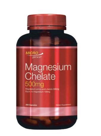 Chemist Warehouse Microgenics magnesium chelate 500mg 200 capsules offer