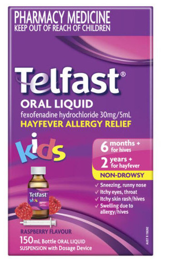 Chemist Warehouse Telfast kids oral liquid 150ml offer