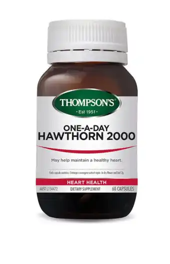 Chemist Warehouse Thompson's one-a-day hawthorn 2000mg 60 capsules offer