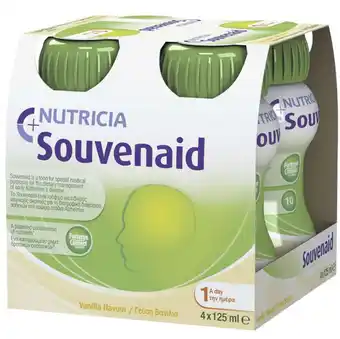 Chemist Warehouse Nutricia souvenaid 4 x 125ml - vanilla offer