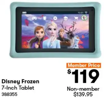 BIG W Disney Frozen 7-Inch Tablet offer