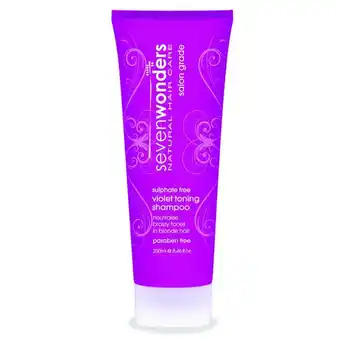 Chemist Warehouse Seven wonders violet toning shampoo 250ml offer
