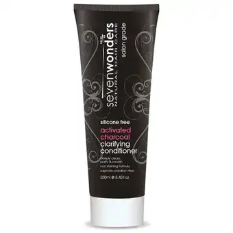 Chemist Warehouse Seven wonders activated charcoal clarifying conditioner 250ml offer