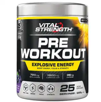 ePharmacy Vitalstrength pre workout 225g offer