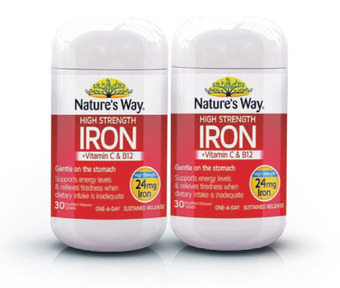 ePharmacy Nature’s way high strength iron 30 tablets offer