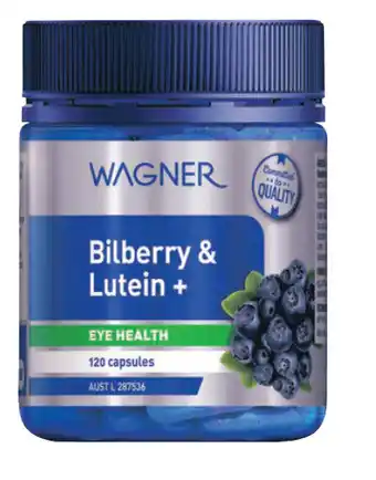 ePharmacy Wagner bilberry & lutein + 120 capsules offer