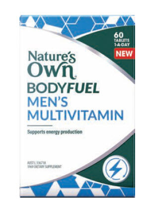 ePharmacy Nature’s own body fuel men’s multivitamin 60 tablets offer