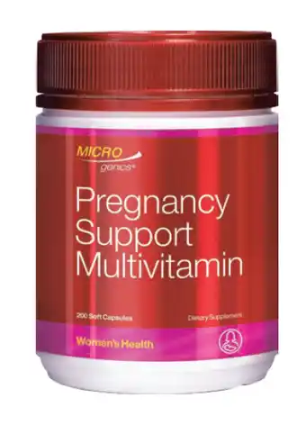 ePharmacy Microgenics pregnancy support multivitamin 200 capsules offer