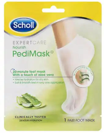 Scholl expert care nourish pedimask 1 pair