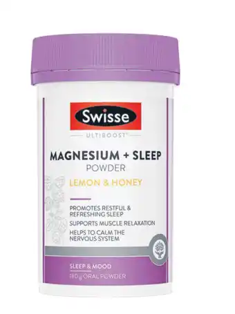 ePharmacy Swisse ultiboost magnesium + sleep 180g oral powder offer