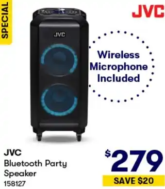 BIG W JVC Bluetooth Party Speaker offer