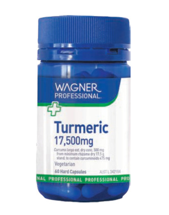 Wagner professional turmeric 17500mg 60 vegetarian capsules